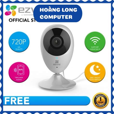 Mã 99ELHA giảm 7 đơn 300K Chính Hãng Camera Wifi EZVIZ C2C 720P