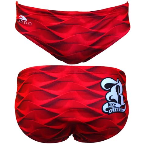 Turbo Traje de Baño de Agua Red Waves Ondas Rojas 730801 de Gaponez