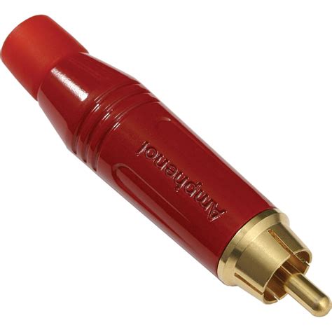 Amphenol Ac Series Rca Male Cable Connector Acpr Red B H Photo