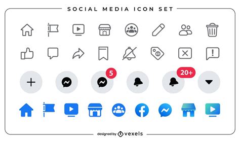 Vetores e Gráficos de social media icons para baixar