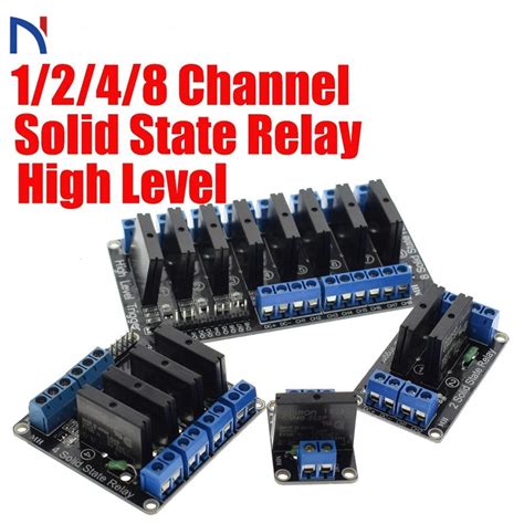 1 2 4 8 Channel Solid State Relay G3MB 202P DC AC PCB SSR AVR DSP In 5V