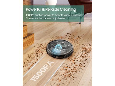 TCL Robot Vacuum Cleaner SW1000BK - 1500Pa suction power - TCL UK
