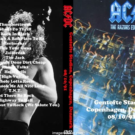 Acdc 1991 08 10 Gentofte Stadion Copenhagen Denmark Dvd Rock Concert Dvd S