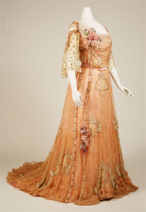 Ball Gown Ca French Silk S Fashion Edwardian