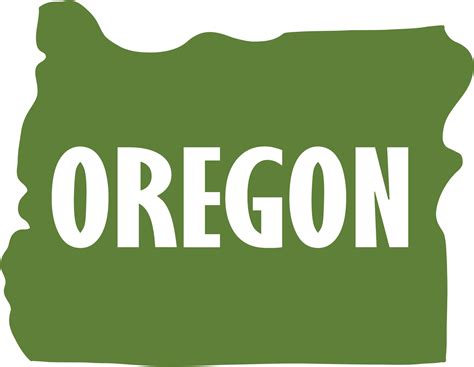 outline drawing of oregon state map. 26573755 PNG