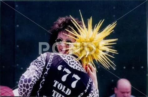 Punk Fans At Sex Pistols Concert At Finsbury Park Stock Photo