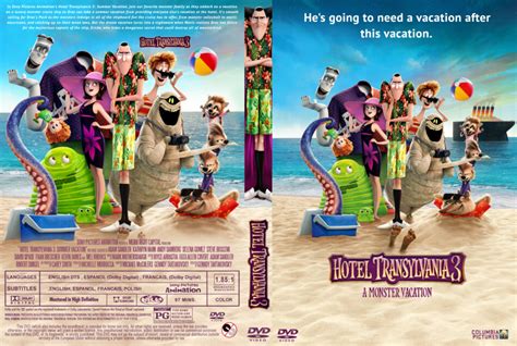 Hotel Transylvania 3 Summer Vacation 2018 R0 Custom Dvd Cover