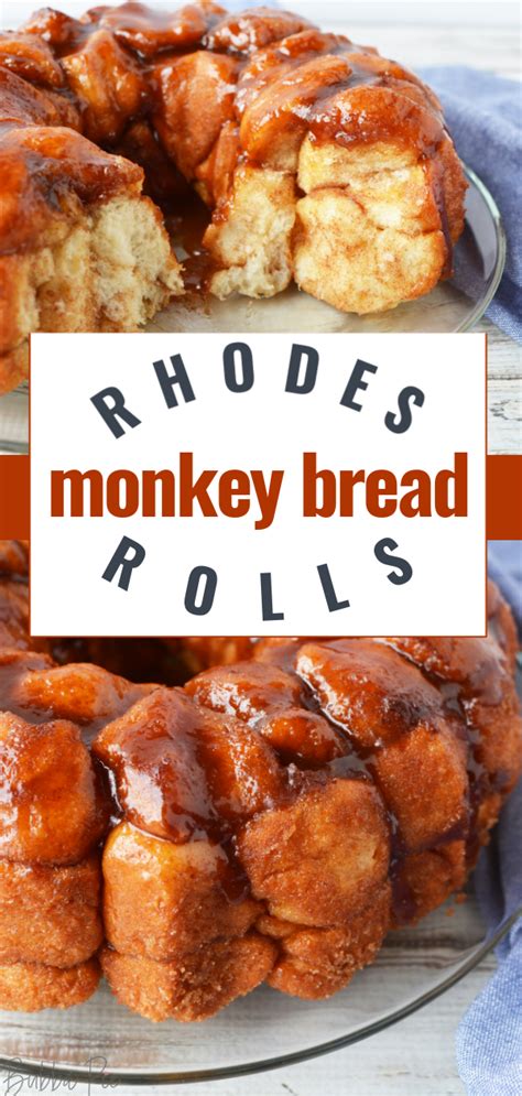 Rhodes Rolls Monkey Bread Breakfast Pull Apart Bread Monkey Bread