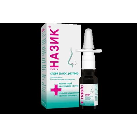 Relieve Nasal Congestion With Nasic Nasal Spray Relief For Runny Nose