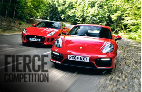 Demo BKB Jaguar F Type Coupe Vs Porsche Cayman GTS