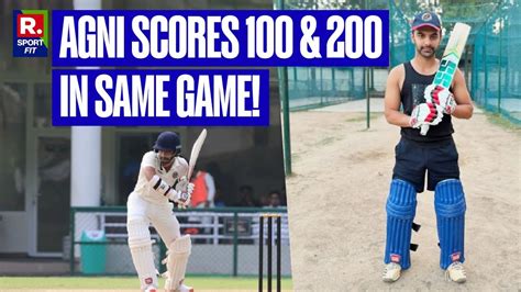 Agni Chopra Son Of Vidhu Vinod Chopra Achieves Ranji Trophy History