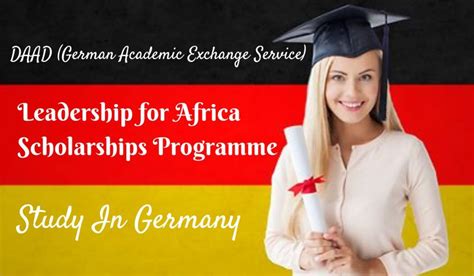 Daad Leadership For Africa Scholarships Programme In Germany