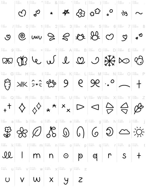 Gumi Font Symbols Regular font