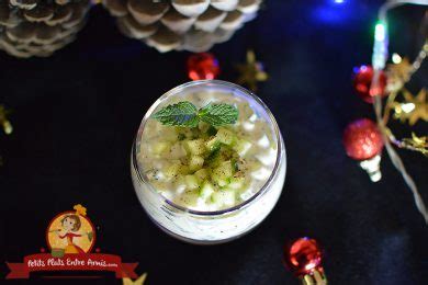 Verrine de concombre à la menthe Petits Plats Entre Amis