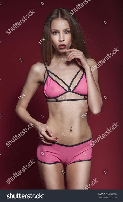 Sexy Woman Color Lingerie Studio Shot Stock Photo 394141960 Shutterstock
