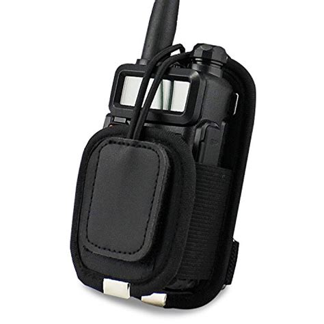 Abcgoodefg Universal Adjustable 2 Way Radio Holster Walkie Talkie