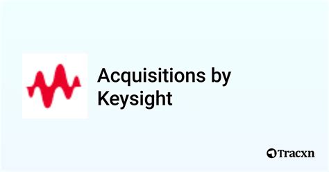 List Of 12 Acquisitions By Keysight Jan 2025 Tracxn