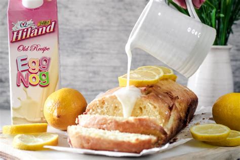 Lemon Eggnog Pound Cake Hiland Dairy