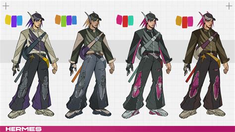 Andres Romero Heiwaku Hermes Character Concept Design