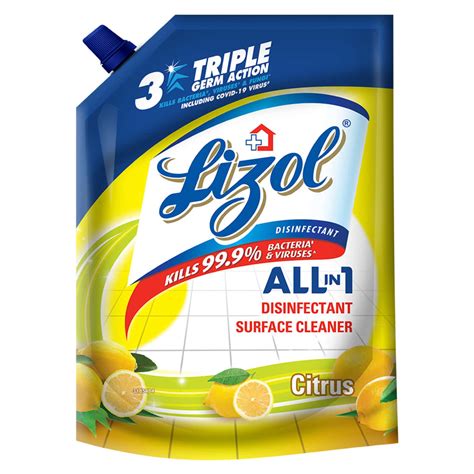 Buy Lizol Disinfectant Surface Floor Cleaner Liquid Refill Pack