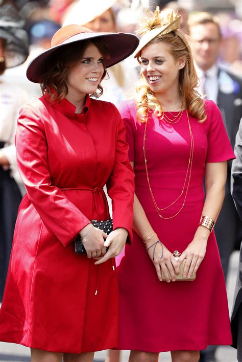 Princesses Eugenie and Beatrice of York were all smiles at the Royal