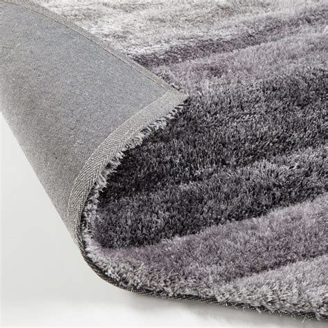 Carved Ombre Grey Rug | Dunelm