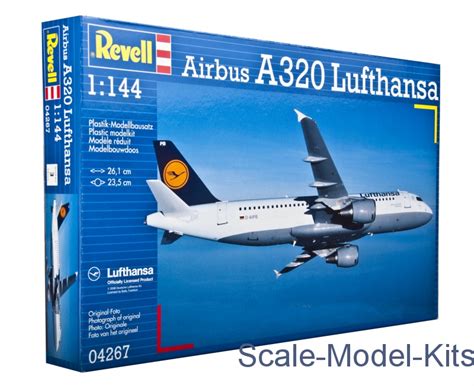 Revell - Airbus A320 'Lufthansa' - plastic scale model kit in 1:144 ...