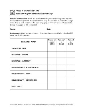 Fillable Online Nclack K12 Or Take It And Use It 35 Research Paper