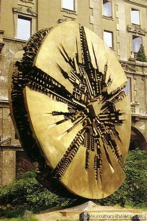 Arnaldo Pomodoro Grande Disco Milano 1972 Scultura Arte