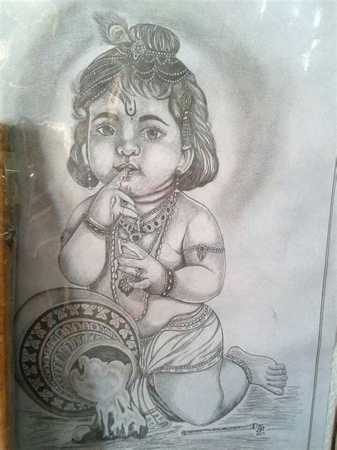 How To Draw Laddu Gopal