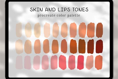 Procreate Skin Tone Color Palette | Brush Galaxy