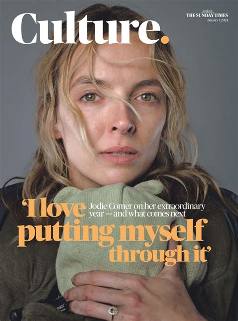 JODIE COMER in Culture. Magazine, January 2024 – HawtCelebs