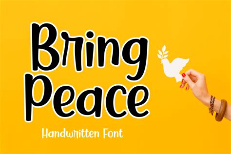 Bring Peace Font By Creative Fabrica Fonts · Creative Fabrica