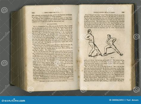 Old Book Vintage And Fitness Guide Of Antique Manuscript Scripture Or