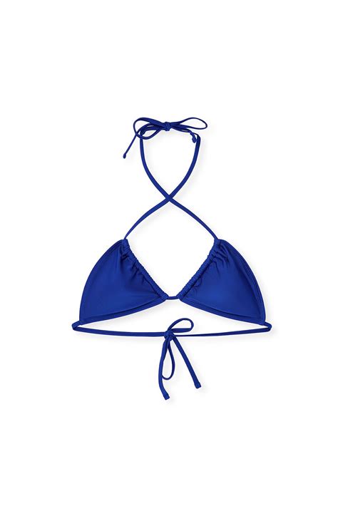 Reverse Triangle Bikini Top Blue Na Kd