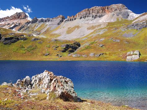 Ice Lakes Autumn San Juan Mountains Colorado Mountain Photography