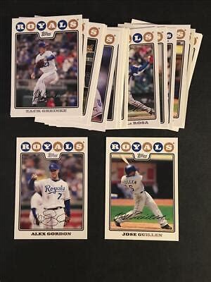 Topps Kansas City Royals Team Set With Update Cards Ebay