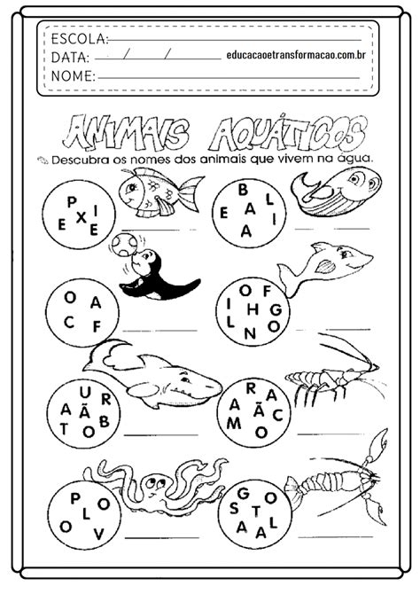 Atividades Para Imprimir Ciencias