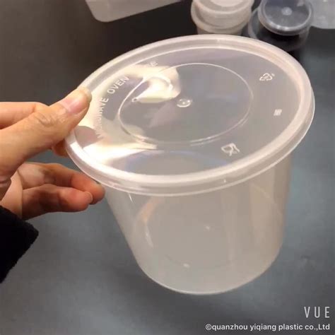 Wholesale Small Round Hot Takeaway Disposable Plastic Food Container With Lid Buy Wholesale