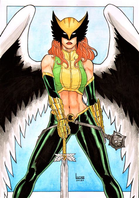 [Fan Art] Hawkgirl by me. : r/DCcomics