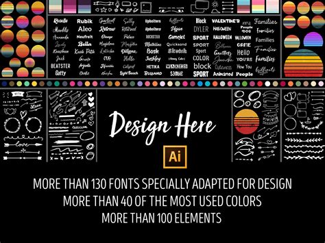 Illustrator Fonts List