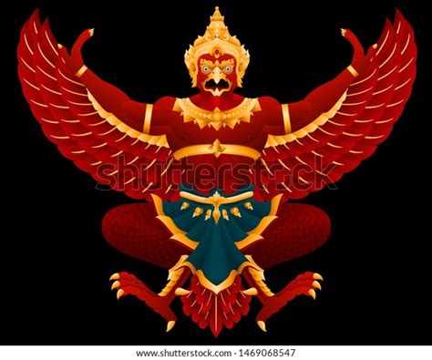 King Garuda Thai Art Graphic Vector 库存矢量图（免版税）1469068547 Shutterstock