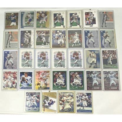 Mixed Lot Of Peyton Manning Indianapolis Colts Thru Nfl