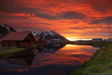 Sunset Iceland Wallpapers Wallpaper Cave