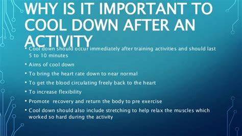 Warm Up Main Activity And Cooldown