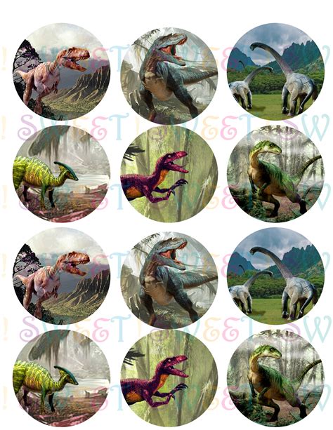 Edible Dinosaur Cupcake Toppers — Bee Box Design Studio