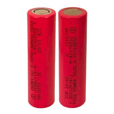 PSSS POWER 3 7V 2600mah 3C 18650 ICR 18 65 Li Ion Rechargeable Cell