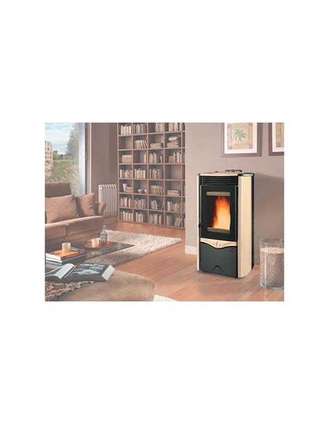 TERMOSTUFA PELLET NORDICA EXTRAFLAME Mod DUCHESSA IDRO STEEL 13 KW