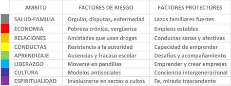 Factores De Riesgo Y Factores Protectores Fundación Sonría