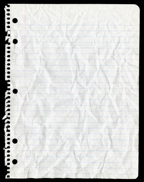 Crumpled Lined Paper Texture